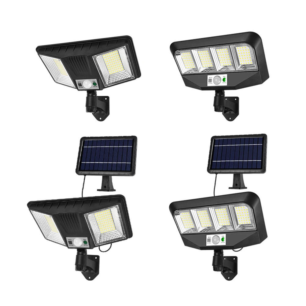 

Solar Power Rotatable Road Lamp Outdoor Waterproof Pathway Sensor Wall Lights Courtyard Villa Lighting Street Lamp