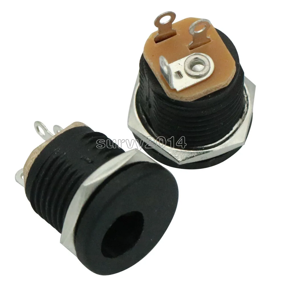 20 pcs DC Power Outlet DC-022 Diameter 5.5mm Inner Pin 2.1mm 5.5x2.1mm