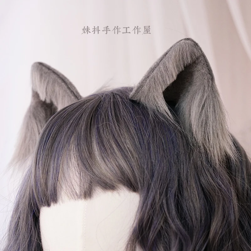 High quality Cat ear detachable original hair band plush animal ear lolita headwear cute cute animal ear