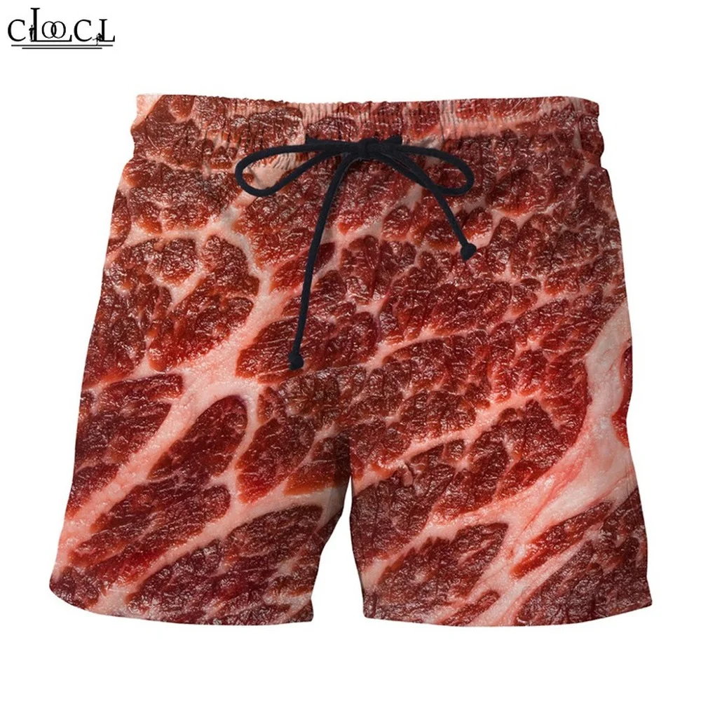 Newest Sausage Party Food 3D Print Men Summer Fashion Shorts Harajuku Beach All-match Cool Sweatpants Drop Shipping