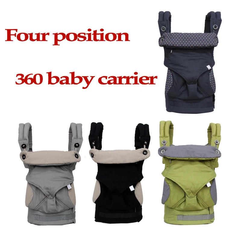 360 Ergonomic Baby Carrier Omni Organic Cotton Four Position 360 Baby Carrier Breathable  Cool Air Infant Carrier Backpack