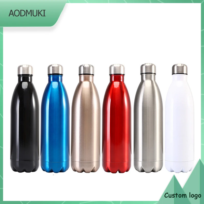 

Personalized Customization Logo 350/500/750/1000Ml Stainless Steel Thermos Bottle Vacuum Flasks Water Bottle for Drinking Sports