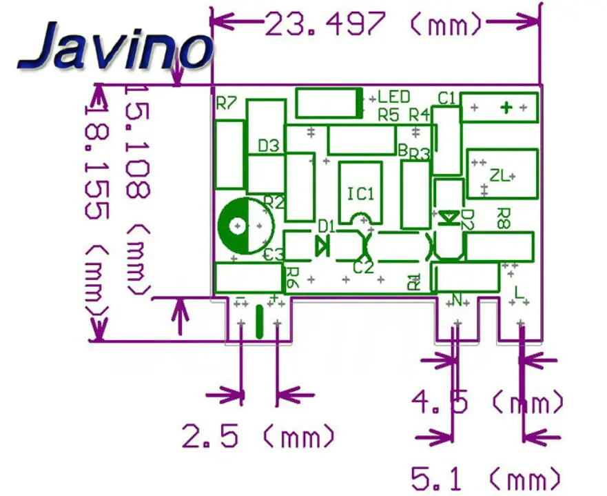 5 Pièces Module Alimentation Buck AC-DC 85-265V Vers 12V 450mA - Convertisseur Isolé Avec Protection