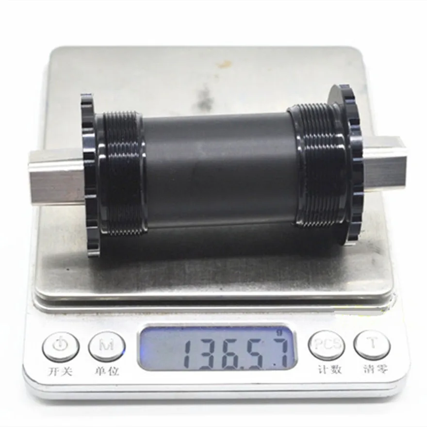 Folding Bike Bottom Bracket Bicycle Ult-light Titanium Alloy Hollow  412 Square Hole 103mm Bottom Shaft