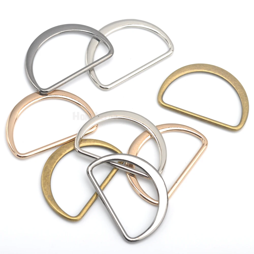 حلقة معدنية مسطحة من السبائك ، إبزيم قابل للتعديل ، حزام حزام حزام ، شحن مجاني ، داخلي ، 40: 50: 60 لكل لوت #5