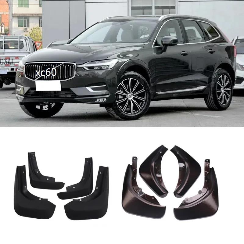 Bavettes avant et arrière de voiture pour Volvo, garde-boue bleu, garde-boue, accessoires de garde-boue, Volvo XC60, 2018, 2019, 2020, 2021, 2022, 23