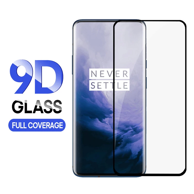 Tempered glass Protective glass for Oneplus 7 pro 6 Screen Protector for Oneplus 6T 5 5T 3T 3 9D