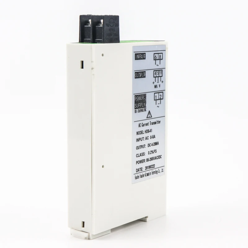 current transmitter input 0-1A,0-5A,0-10A AC output 1-5V,0-10V,4-20ma Current conversion with zero and span adjustment