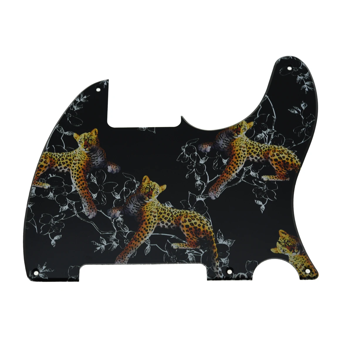 KAISH 3D Printed Plastic 5 Holes TL Telecaster Blank Pickguard Scratch Plates with screws for Esquire Various Colors