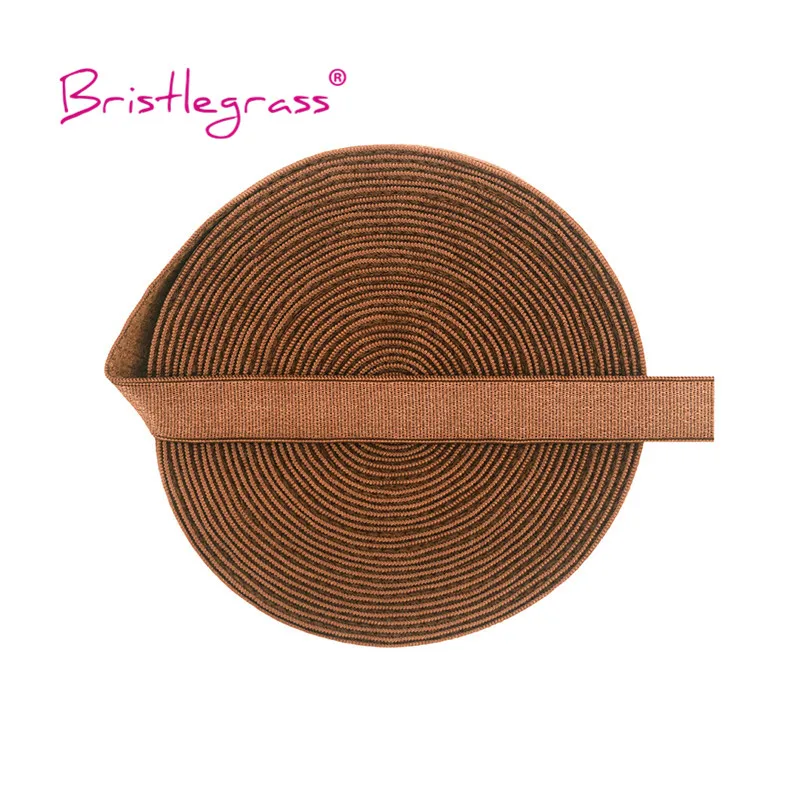 BRISTLEGRASS 2 5 10 Yard 3/8" 10 mm glänzender Nylon-BH-Träger, elastisches Spandex-Satinband, Schulterband, Unterwäsche, Dessous, Nähbesatz – Detail 34