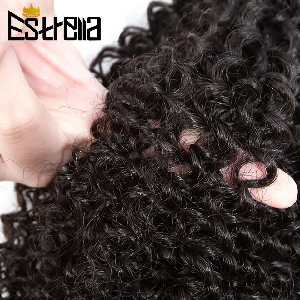 Kinky Curly Human Hair Bundles Brazilian Hair Weaving Bundles 9Pcs/Lot Remy Human Hair Weave Bundles 8-26 Inch Hair Extensions