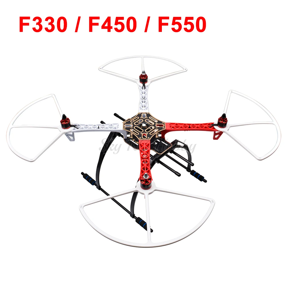 F330 F450 F550 450mm 550mm Drone Frame Rack Kit With Landing Gear / Propeller Protective Guard For RC MWC Quadcopter Multicopter