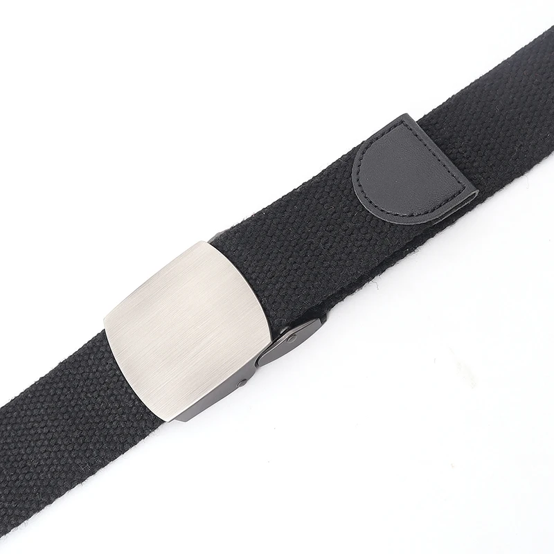 Hot Male Tactical Belt Top Quality 4mm Thick 3.8cm Wide Canvas Belt for Men Metal Automatic Buckle Extended 160cm Military Belts