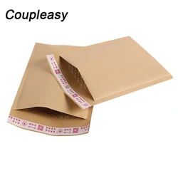 10Pcs 4 Sizes Natural Kraft Paper Bubble Envelope Self Seal Adhesive Bubble Mailer Business Waterproof Shipping Mailing Bag