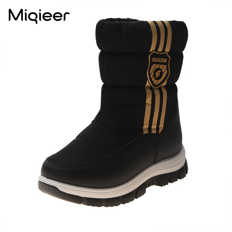 Children Winter Boots Kids Shoes Boys Baby Girls Snow Boots Warm Comfortable Soft Bottom Non-slip Plush Shoes Chaussure Enfant