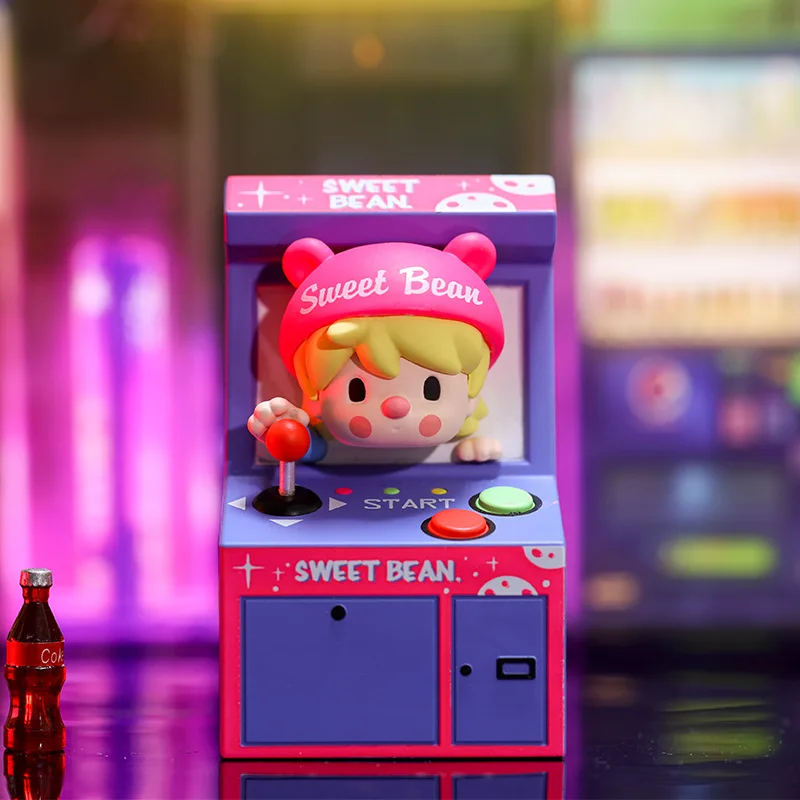 Pudełko z niespodzianką z serii POP MART słodka fasola Akihabara zabawki Kawaii Anime figurka Caixa Caja niespodzianka tajemnicze pudełko lalki