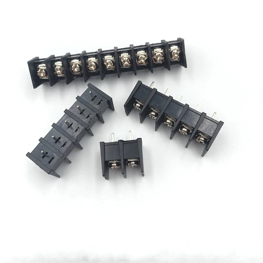 배리어 스크류 PCB 터미널 블록 피치 8.25mm, KF35C DG35C 스트레이트 2/3/4/5/6/8P/10 핀 와이어 커넥터 보니어 케이블 20A, 50 개