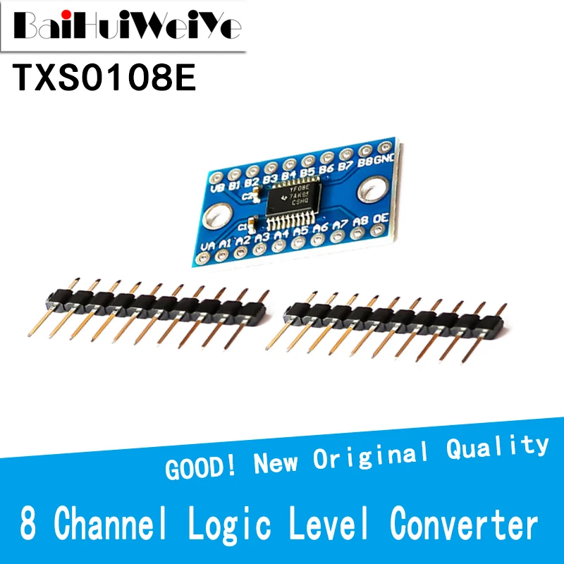 8-kanałowy konwerter poziomów logicznych dwukierunkowy szybki pełny dupleks Shifter 3.3V 5V TXS0108E dla Arduino Raspberry Pi
