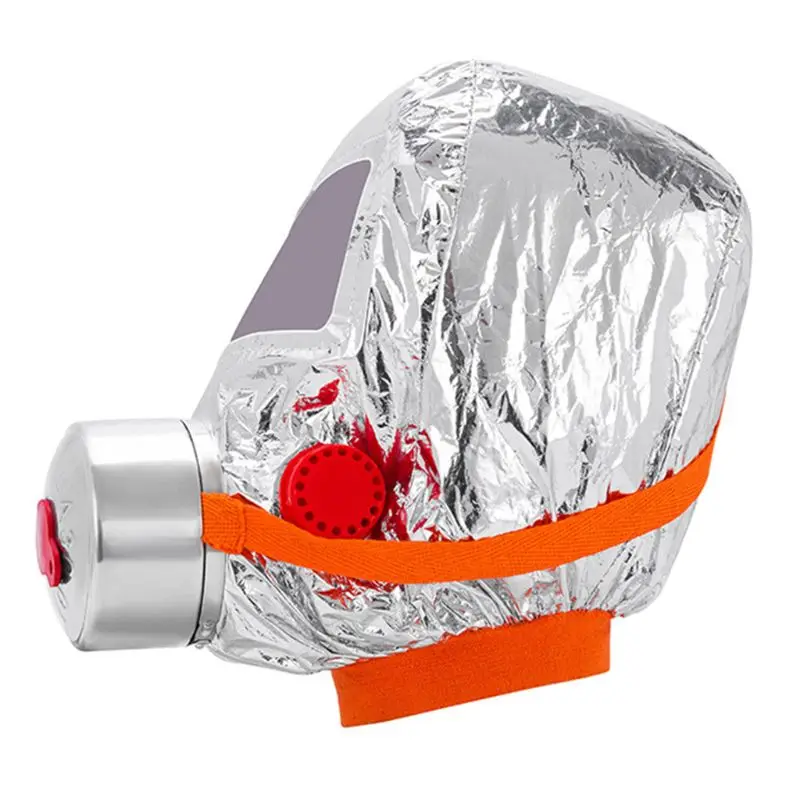 Fire Eacape Gezichtsmasker Zelfreddingstoestellen Respirator Gas Masker Rook Beschermende Gezicht Cover Persoonlijke Vluchtweg Kap Self-re