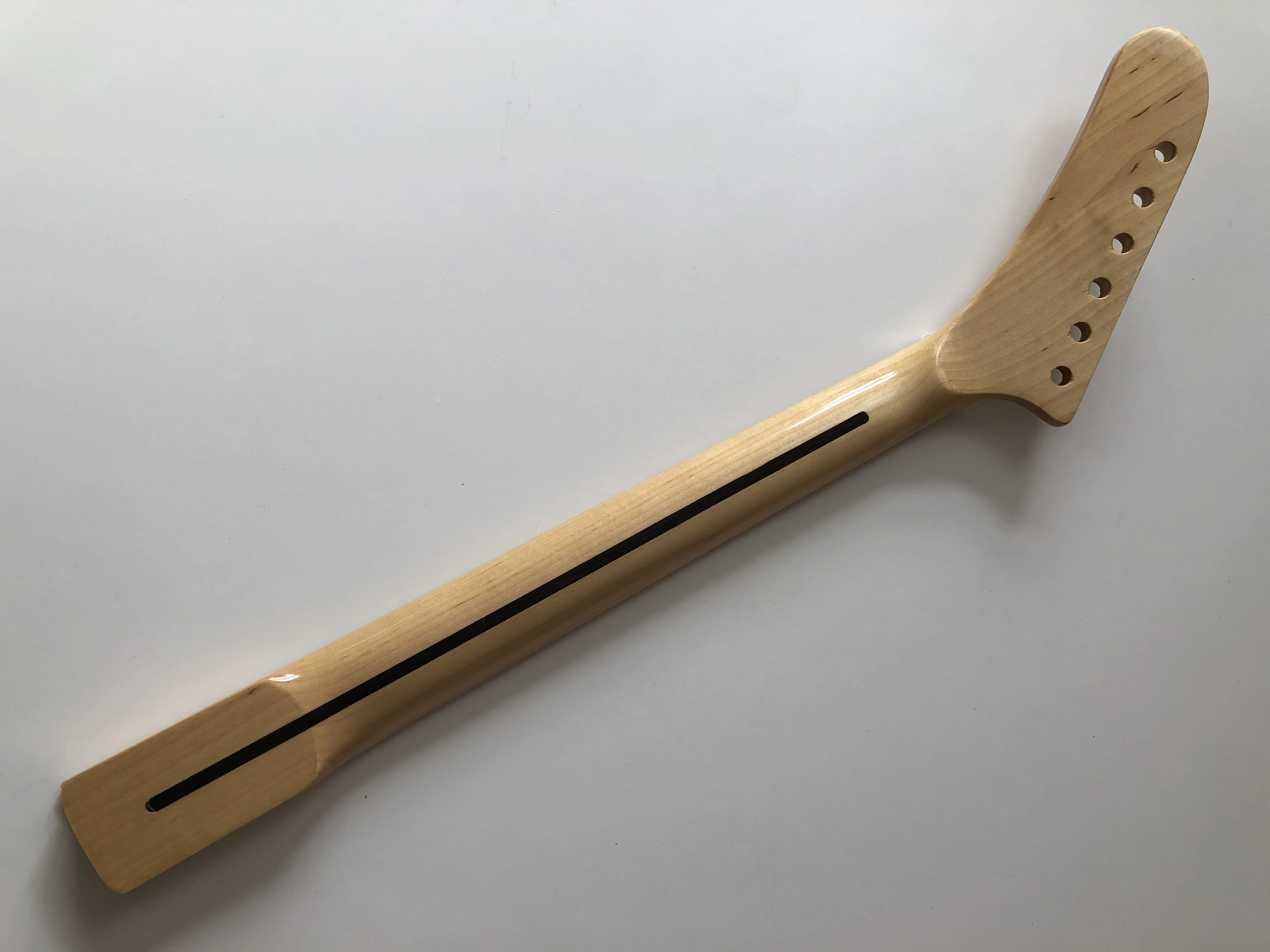 Electric guitar neck Maple 22fret 25.5inch maple Fingerboard Star Inlay Gloss Banana headstock DIY