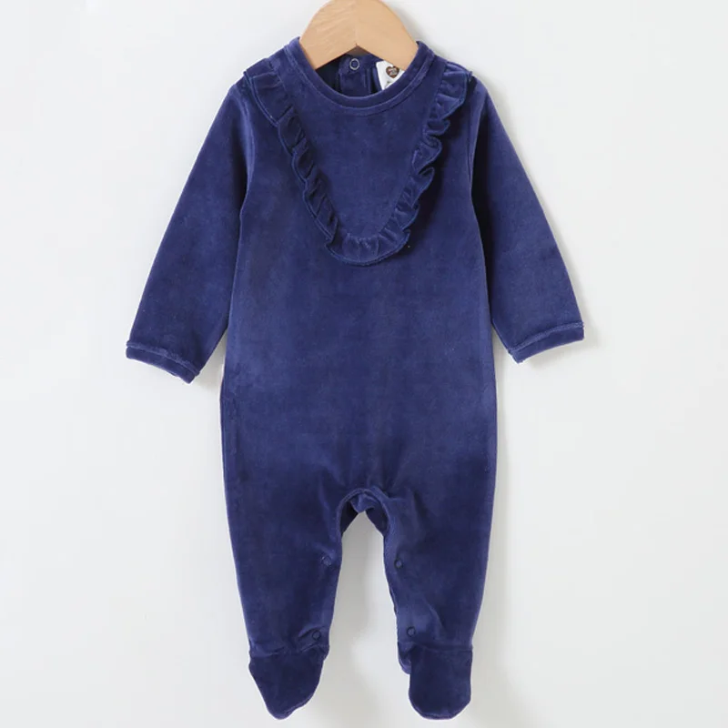 Baby rompers long sleeves children clothing baby overalls kids boys clothes girls clothes baby jumpsuit frill footies rompers