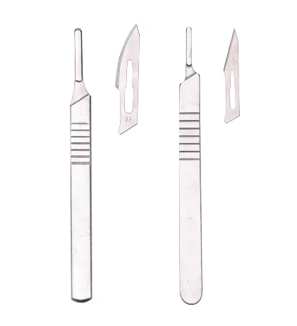 11# 23# Carbon Steel Surgical Scalpel Blades Handle Scalpel DIY Cutting Tool Electrical Repair Animal Surgical Knife