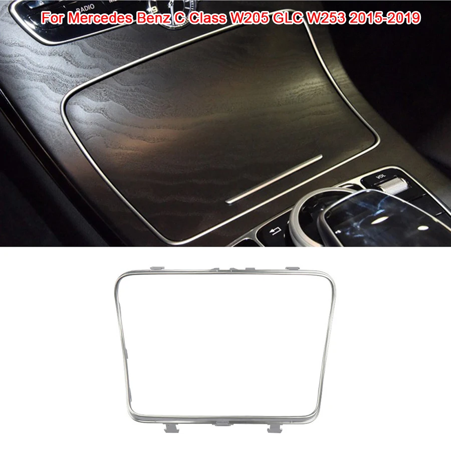 Car Water Cup Holder Strip Plating Ashtray Trim Ring For Mercedes For Benz C Class GLC W253 W205 GLC200 2056830900 15-19