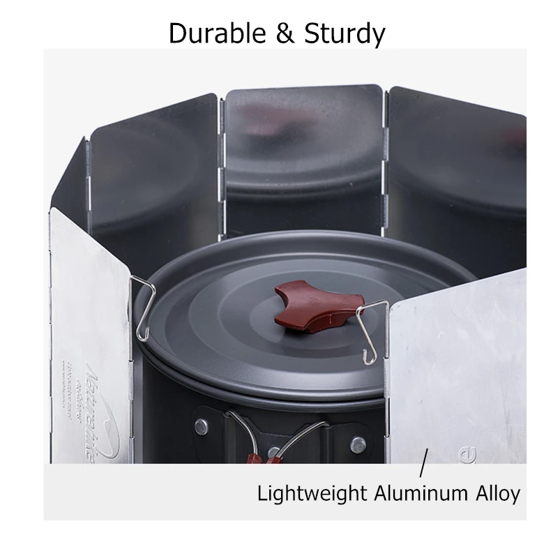 Naturhike Stove Windshield 8Pcs 10Pcs Outdoor Camping Portable