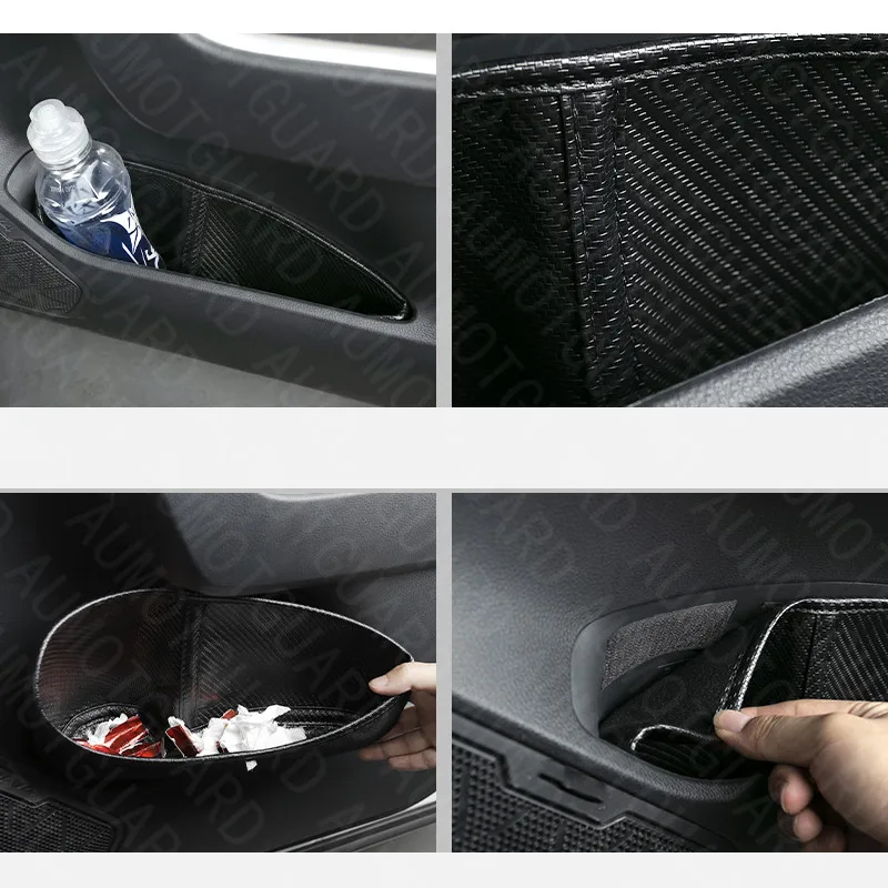 For Toyota RAV4 2020 Door Storage Box Pad Door Slot Pad Storage Pad Modification Decoration 4pcs