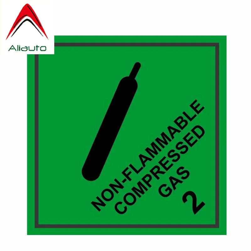 

Aliauto Funny Car Sticker Non Flammable Compressed Gas Decal Accessories PVC for Volvo Honda Civic Mitsubishi,12cm*12cm