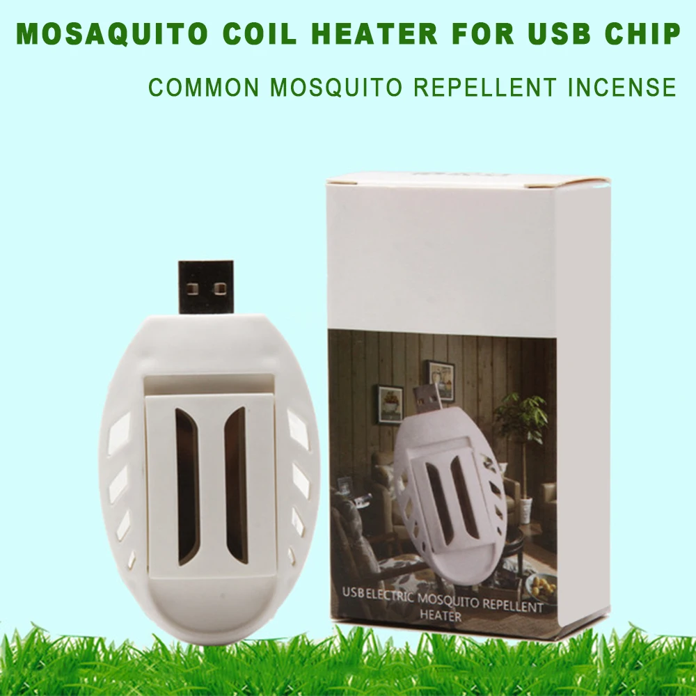 USB Mosquito Coil Heater para casa, bobinas repelentes elétricas para quarto cozinha sala de estar carro, assassino do mosquito, caminhão Power