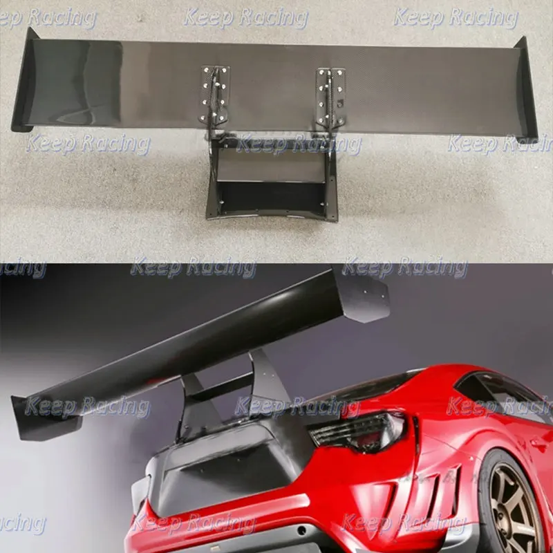 

Carbon Fiber GT Wing W. Backet 1500mm VRS Kamikaze Style Fibre Glossy Racing Swan Spoiler For 13-21 FT86 GT86 FRS ZN6 BRZ ZC6