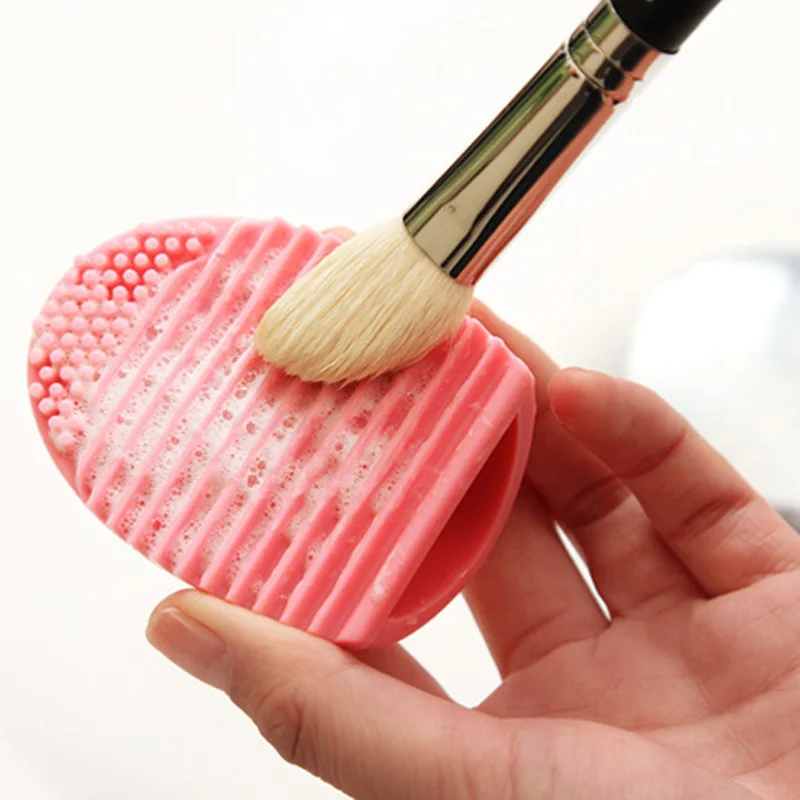 

1PCS Silicone Makeup Brushes Cleaner Pad Mat Cosmetics Makeup Brush Scrubber Board Cleaning Washing Tools Make Up Brush Cleaner