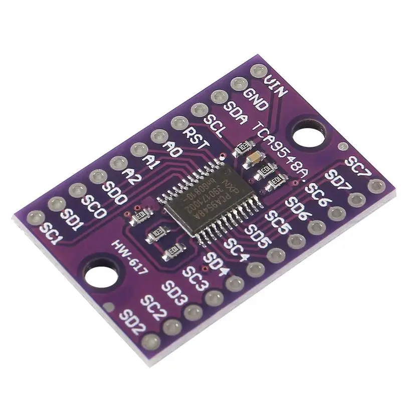 TCA9548A I2C IIC Placa de ruptura multiplexor de 8 canales, placa de expansión para Arduino, 8 Uds.