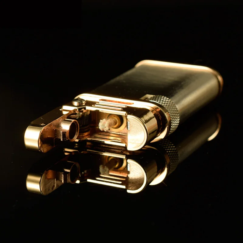 Retro Gasoline Flint Ejection Rocke Ignition Cigarette Lighters Petrol Trenches Kerosene Lighter Oil Gasoline Fire Gadgets Gift