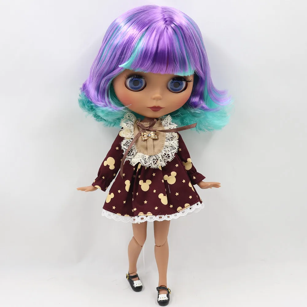 ICY DBS Blyth دمية No.2 الأبيض والأسود الجلد المشترك الجسم 1/6 BJD خاص سيارة لعبة أطفال زهيدة هدية