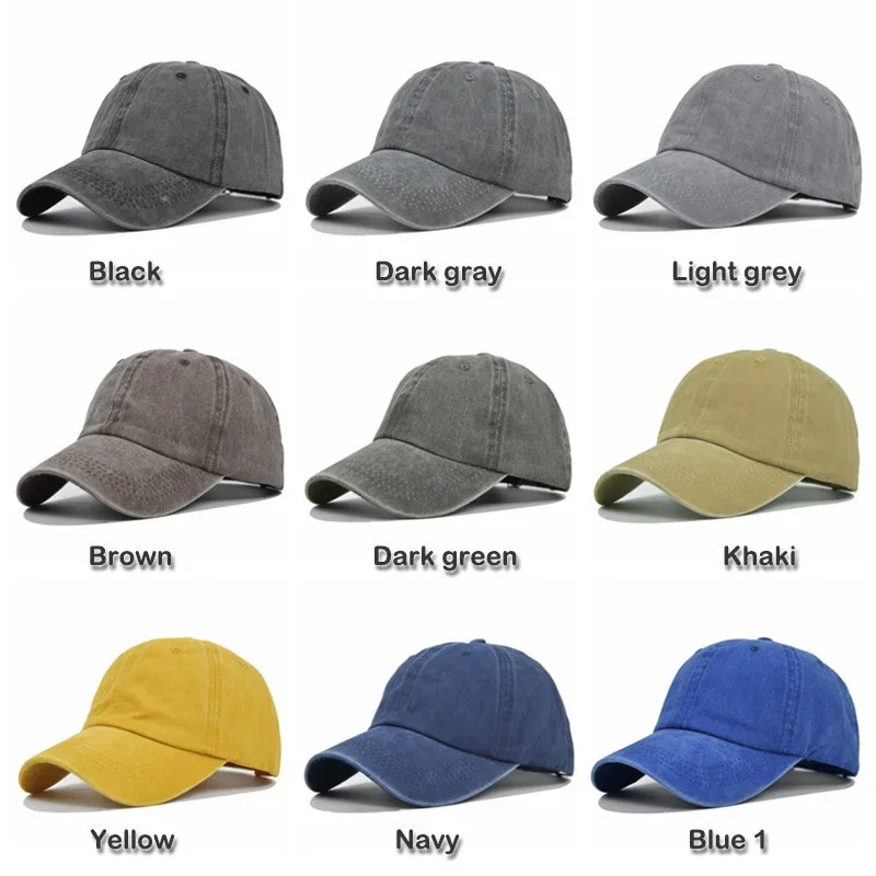 شعار مخصص قبعات البيسبول للرجال خمر المتعثرة غسلها Snapback قبعة للجنسين قابل للتعديل القطن الكبار الاطفال قبعات الوالدين والطفل #4