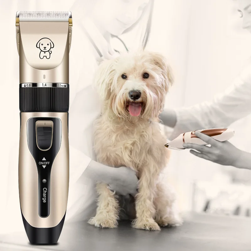 Professional Dog Hair Trimmer Usb Rechargeable Low-noise Pets Hair Cutter Dog Hair Clippers Electrical Haircut Machine For Dogs