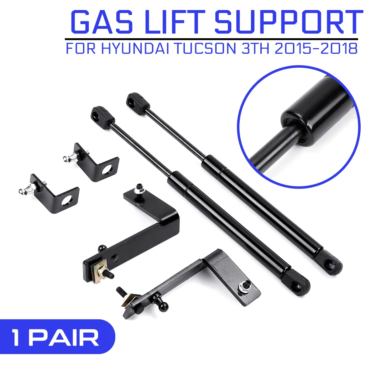 

Front Engine Cover Hood Shock Lift Strut For Hyundai Tucson 3TH 2015-2018 Struts Bar Support Props Rod Arm Gas Spring Bracket