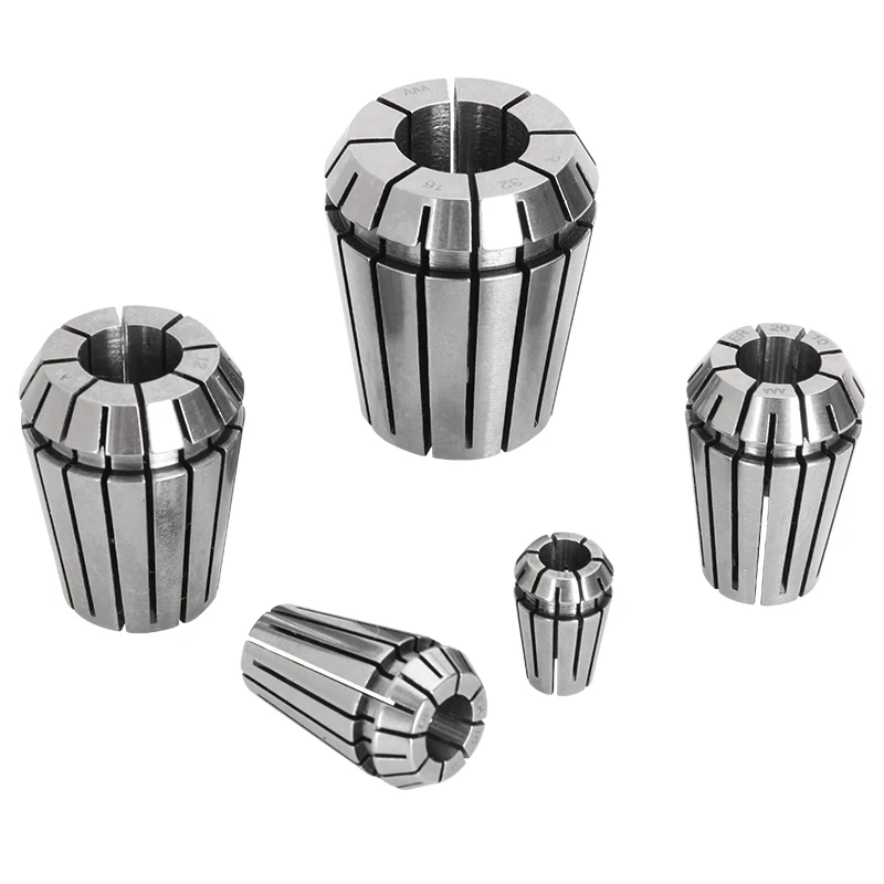 2pcs ER8 ER11 ER16 ER20 ER32 1-20MM 3.175 6.35 12.7 Spring Collet High Precision A UM Nut CNC Engraving Machine Lathe Mill Tools