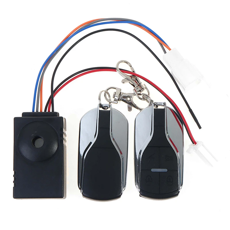 Electric Bicycle Alarm System, 36V-72V, with Two Switch, Scooter, Motorcycle