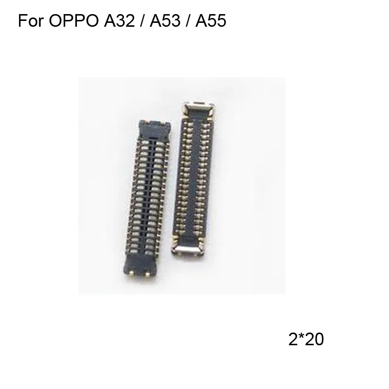 2 قطعة ل ممن لهم A32 FPC موصل ل ممن لهم A55 شاشة الكريستال السائل شاشة على اللوحة الرئيسية على الكابلات المرنة ل ممن لهم A53