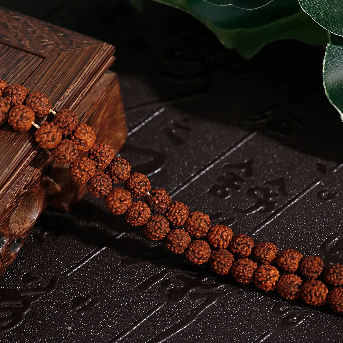 6/8/10mm Rudraksha Beads Meditation Mala Bead Jewelry Making Prayer Chakras 108Pcs Bodhi Tibetan Buddhism Bracelet Beads Buddhis