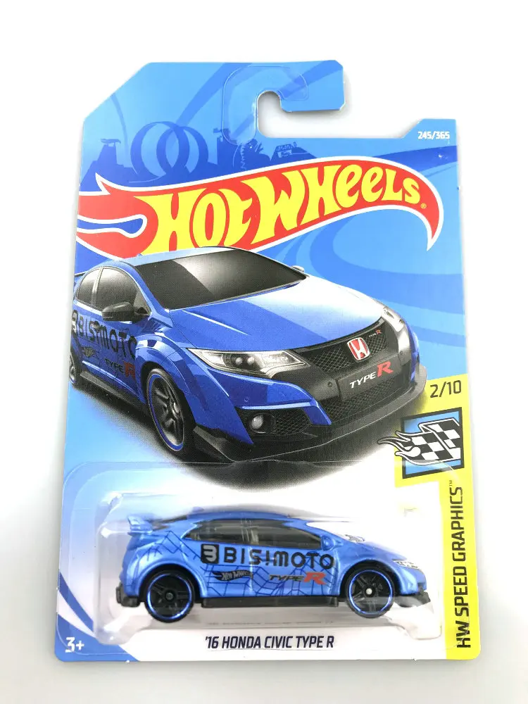 Hot Wheels 1:64 Car HONDA CIVIC TYPE R  EF HONDA CR-X  HONDA CITY TURBO Collector Edition Metal Diecast Model Cars