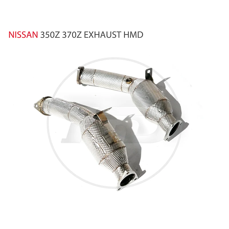 HMD Exhaust Manifold for Nissan 350z 370z Downpipe GTR35 Car Accessories With Catalytic Converter Header Auto Modification