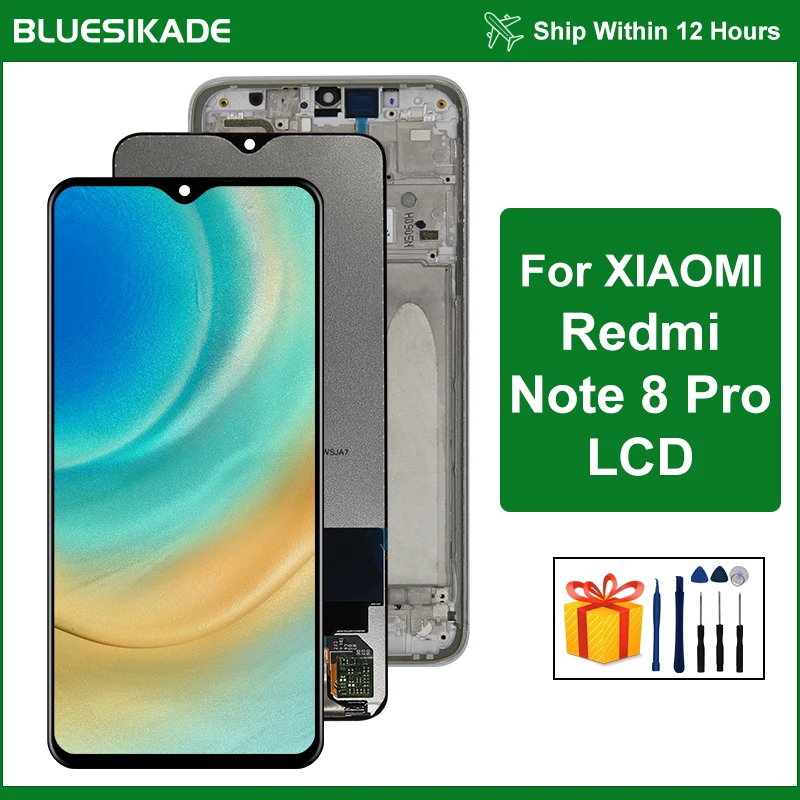 For Xiaomi Redmi Note 8 Pro LCD Display Digitizer Assembly Touch Screen For Redmi Note 8 Pro M1906G7I M1906G7G LCD Replace Parts