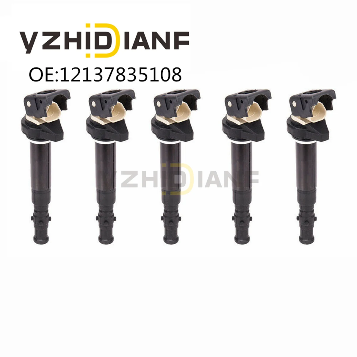 

4X 12137835108 HQ IGNITION COIL FOR BMW 5 6 M5 M6 ENGINE E60 E61 E63 E64 S85B50A V10 5.0L (2004-2010) 12137841556