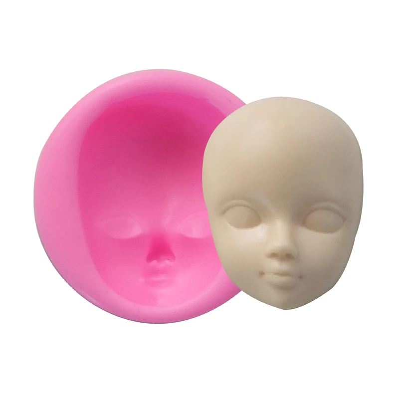 Man Woman Face Head Fondant Silicone Mold For Baking Embossing Pastry Of Cake Decorating Cooking Tools Designs Sugar Kitchen