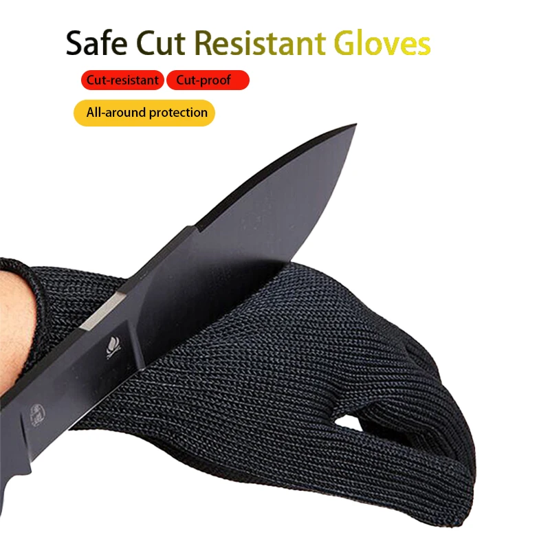 Outdoor High-strength Anti-cut/slip gloves Level 5 Protection Safety 1 Pair For Fighting Self-defense Fish Meat Cutting Hunting