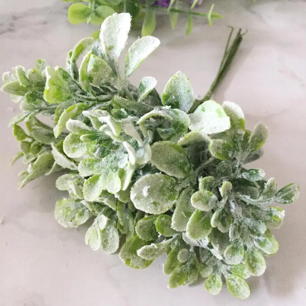 6pcs Artificial Plant Artificial Flowers Pineapple Grass for Handmade DIY scrapbook Wreath Fake Plants Decoration